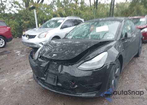 2022 Tesla Model 3 Rear-Wheel Drive from USA, damaged, VIN 5YJ3E1EA4NF232888